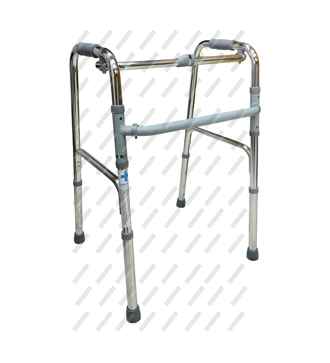 ANDADERA CROMADA PLEGADIZA CAMINABLE Mod. AC100