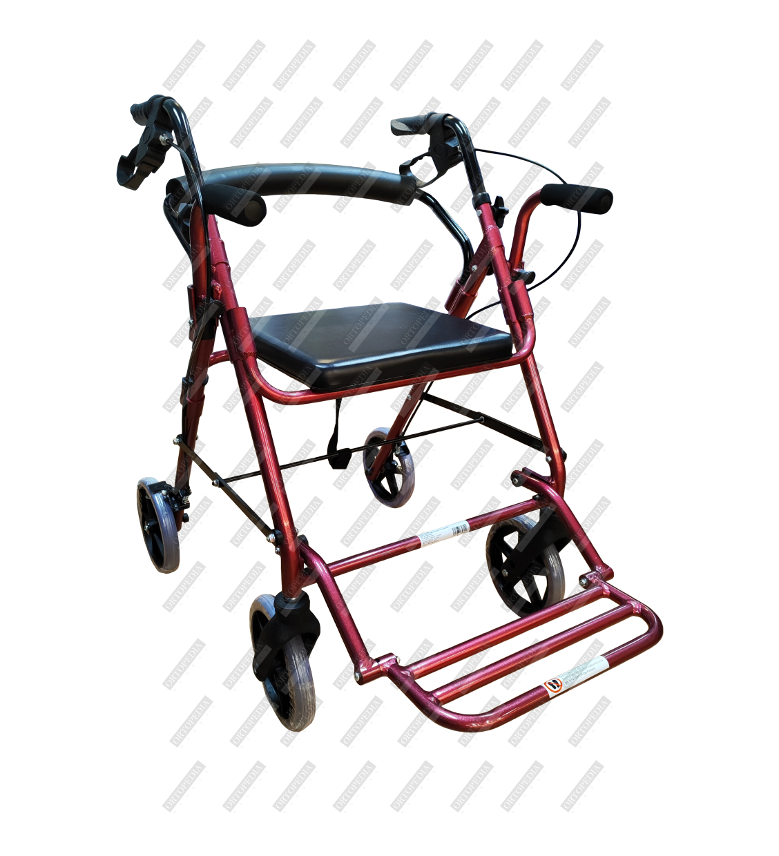ANDADERA ROLLATOR CON DESCANSAPIES Mod. AG110